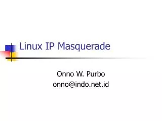 Linux IP Masquerade