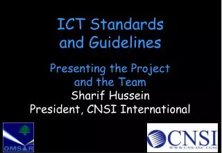 ICT Standards and Guidelines