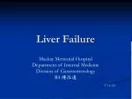 Liver Failure - slide 1