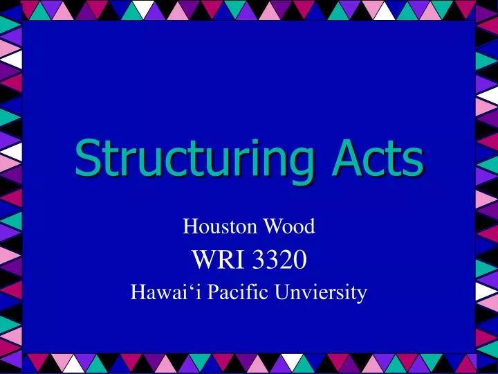 structuring acts