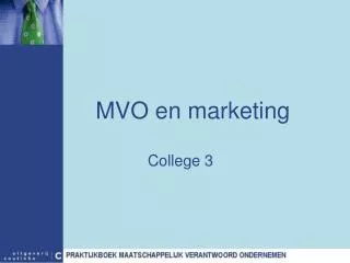 mvo en marketing