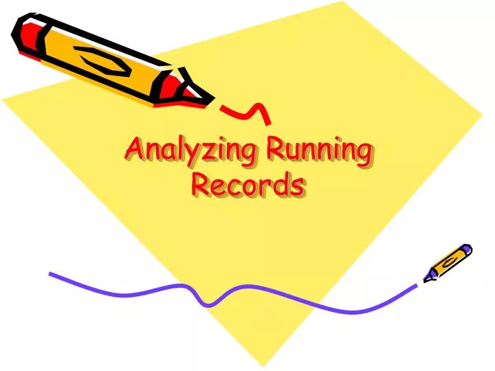 analyzing running records