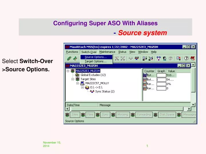 configuring super aso with aliases