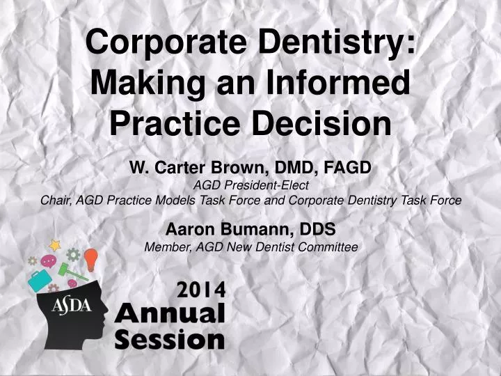 corporate dentistry making an informed practice decision