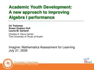 Academic Youth Development: A new approach to improving Algebra I performance