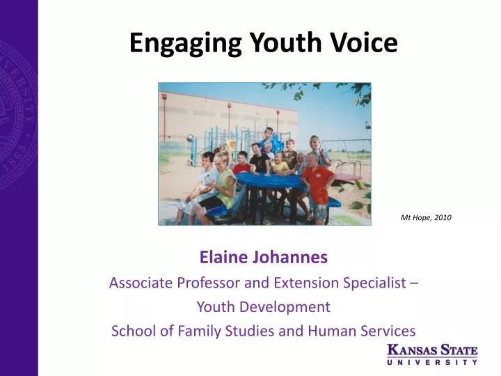 engaging youth voice