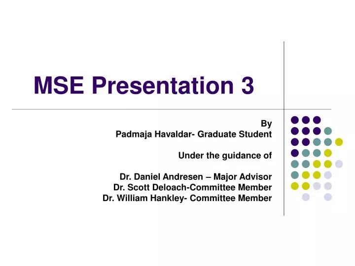 mse presentation 3