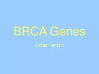 BRCA Genes