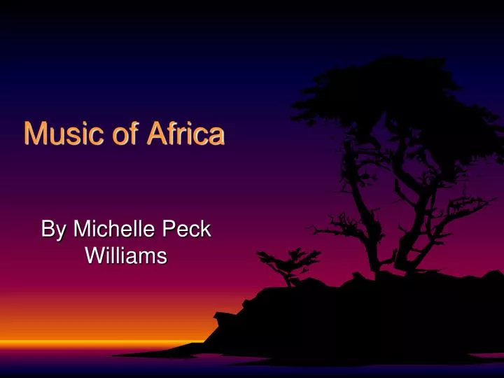 music of africa