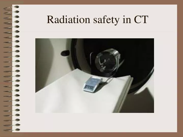 radiation safety in ct