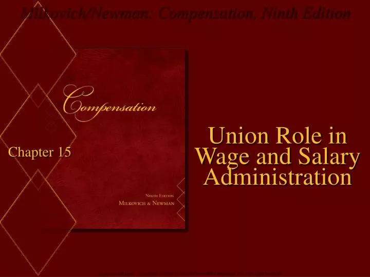 union role in wage and salary administration