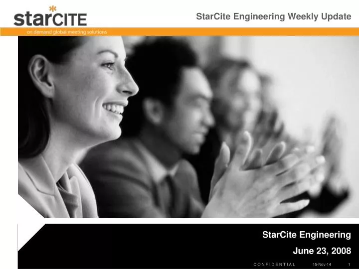 starcite engineering weekly update