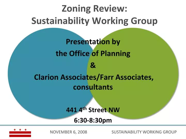 zoning review sustainability working group