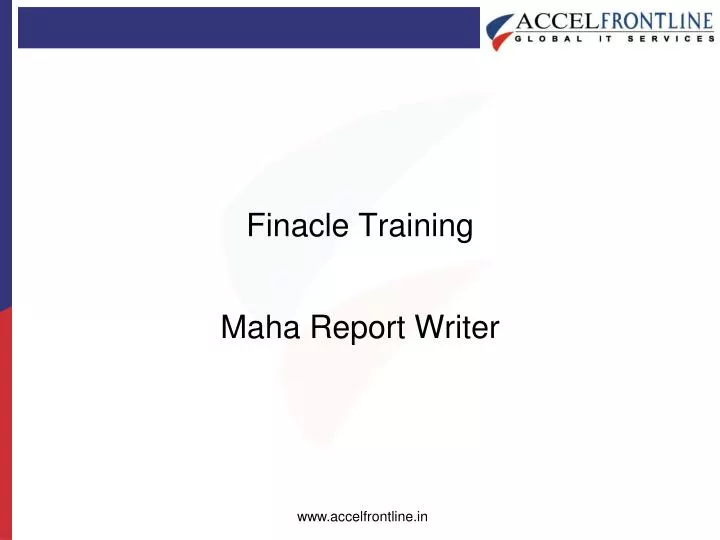 finacle training