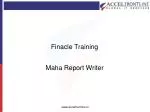 Finacle Training - slide 1