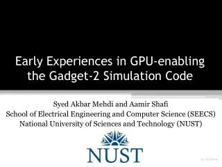 Early Experiences in GPU-enabling the Gadget-2 Simulation Code