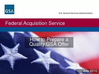 How to Prepare a Quality GSA Offer