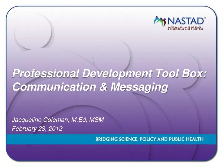 professional development tool box communication messaging