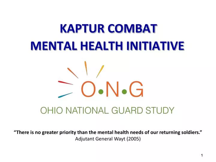 kaptur combat mental health initiative