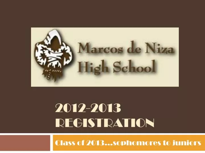 2012 2013 registration