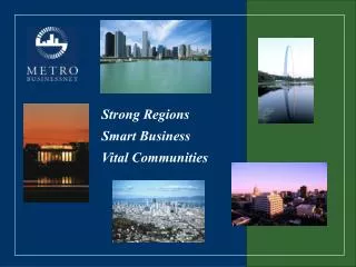 Strong Regions Smart Business Vital Communities