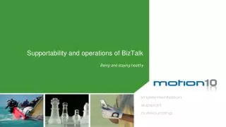 Supportability and operations of BizTalk