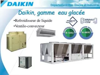 daikin gamme eau glac e