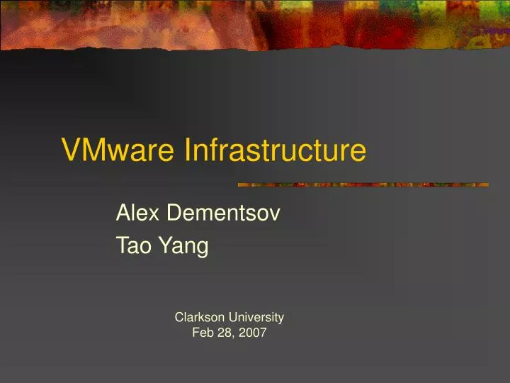 vmware infrastructure