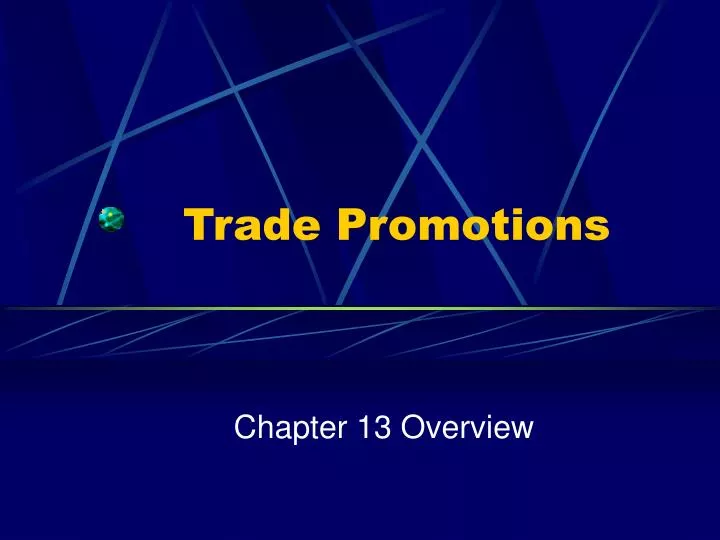 trade promotions