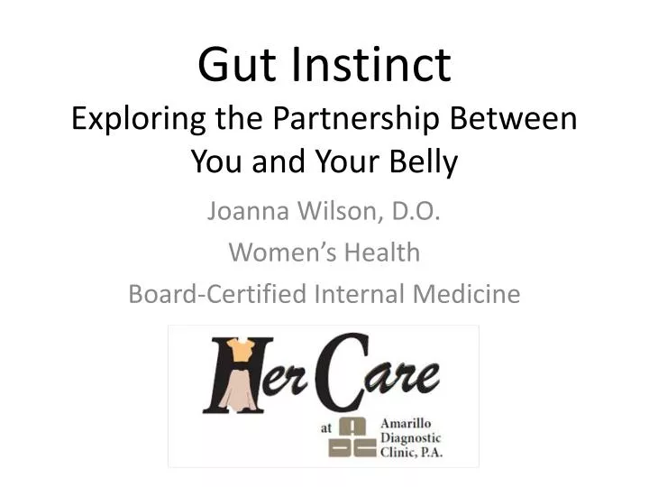 gut instinct exploring the partnership between you and your belly