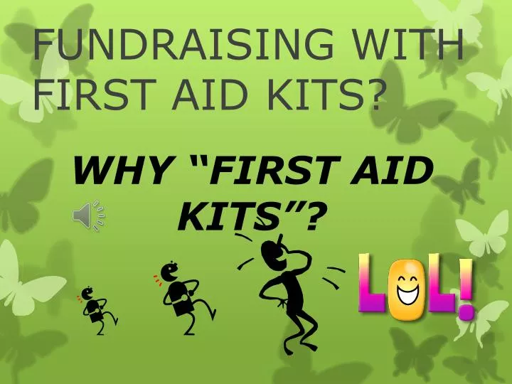 fundraising with first aid kits