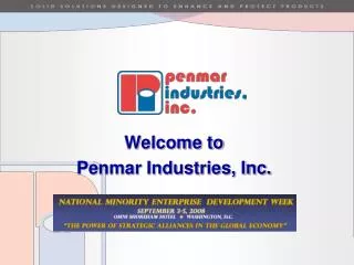 Welcome to Penmar Industries, Inc.