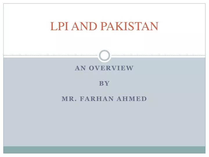 lpi and pakistan