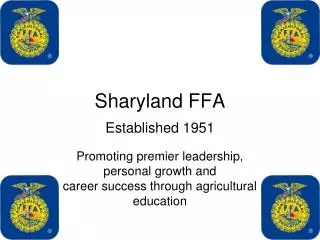Sharyland FFA