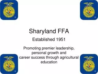 sharyland ffa