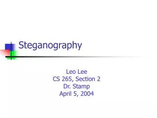 Steganography