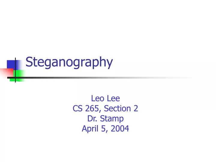 steganography