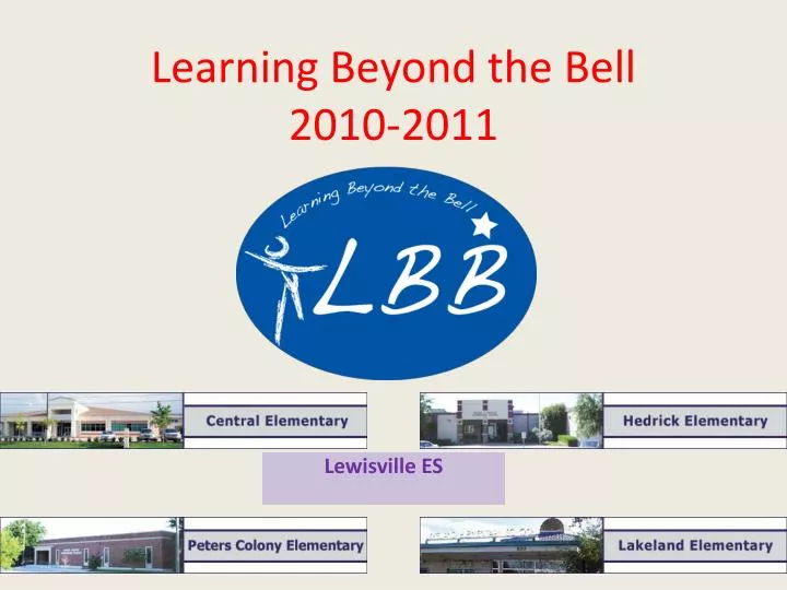 learning beyond the bell 2010 2011