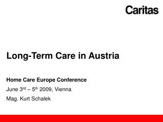 Long-Term Care in Austria