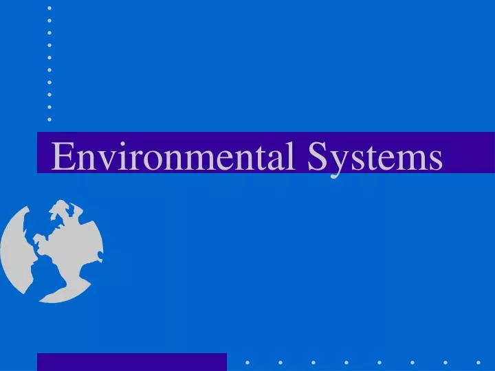 environmental systems