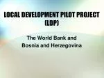 Local Development Pilot Project (LDP) in Bosnia and Herzegovina - slide 1