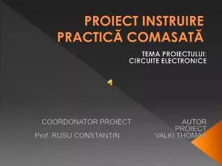 proiect instruire practic comasat