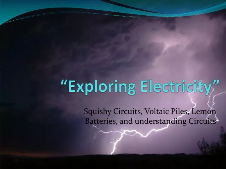 exploring electricity