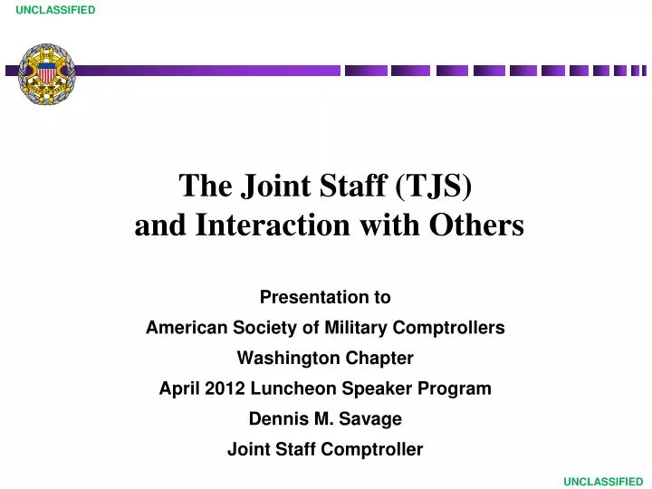 the joint staff tjs and interaction with others