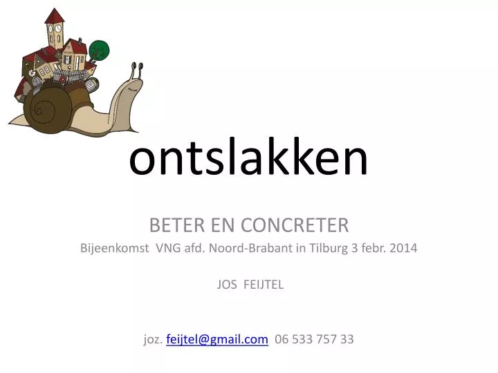 ontslakken