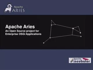 Apache Aries An Open Source project for Enterprise OSGi Applications