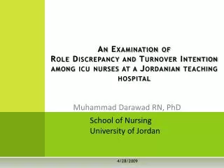 Muhammad Darawad RN, PhD