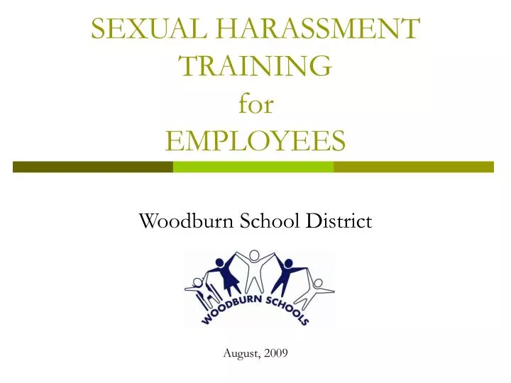sexual harassment training for employees