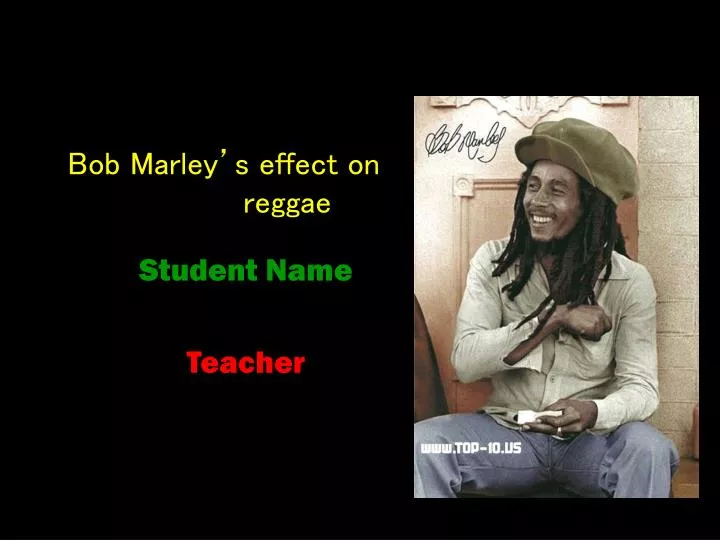 bob marley s effect on reggae