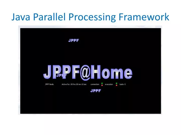 java parallel processing framework